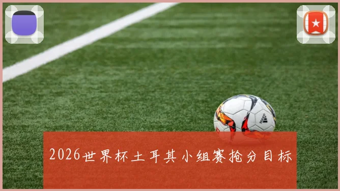 2026世界杯土耳其小组赛抢分目标